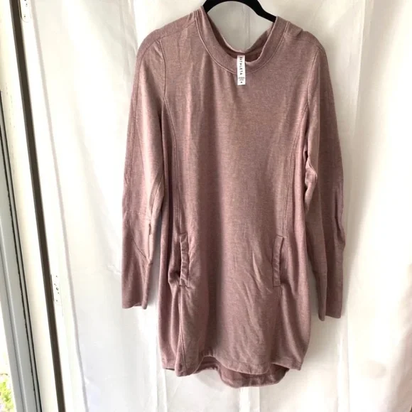 NWOT Athleta dress tunic in Palermo Pink SZ M.  Very soft - Picture 11 of 14